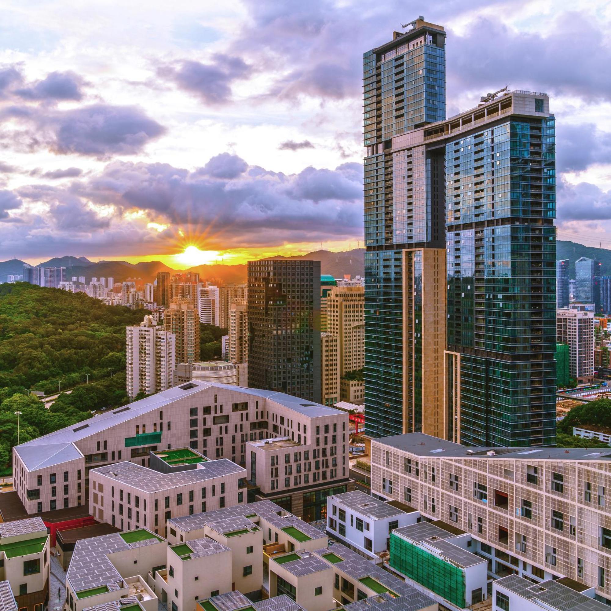 Golden Central Hotel Serviced Residence-Xin Hao E Du Šen-čen Exteriér fotografie