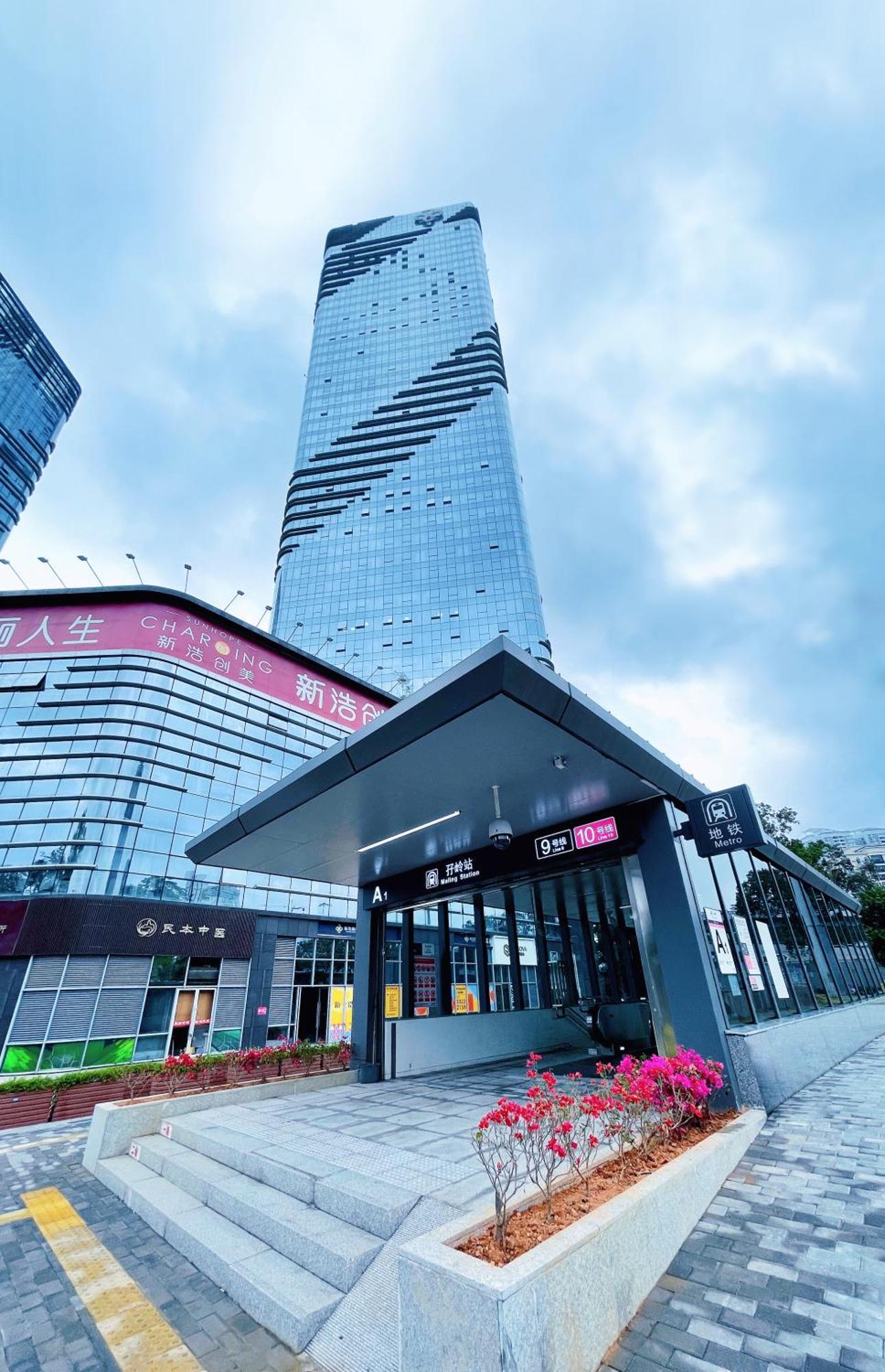 Golden Central Hotel Serviced Residence-Xin Hao E Du Šen-čen Exteriér fotografie