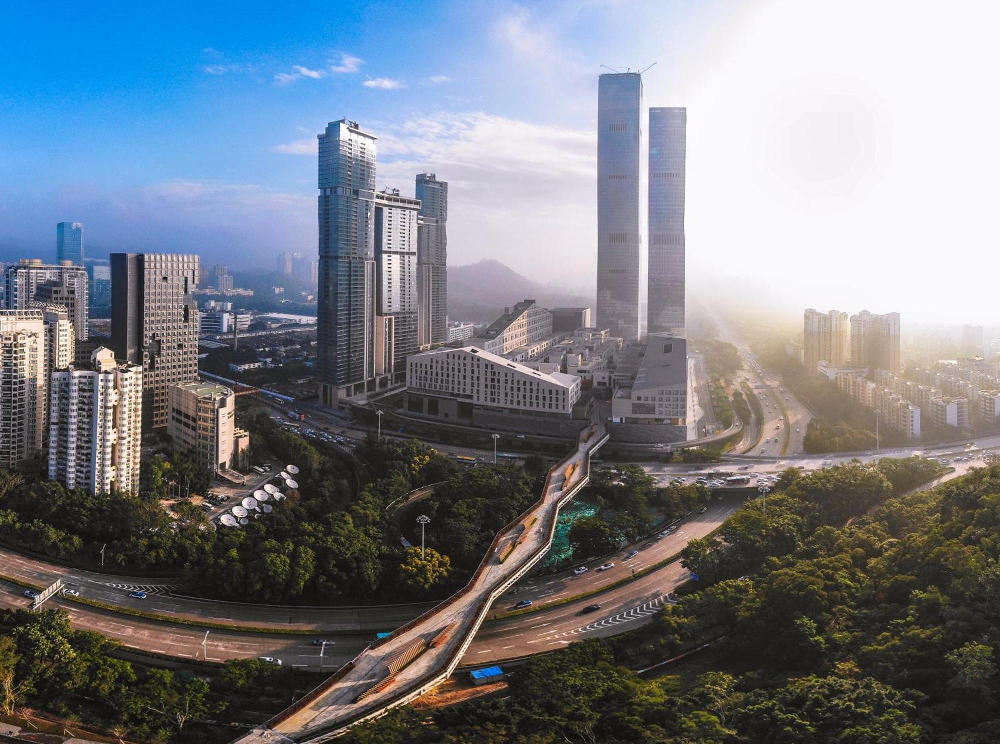 Golden Central Hotel Serviced Residence-Xin Hao E Du Šen-čen Exteriér fotografie