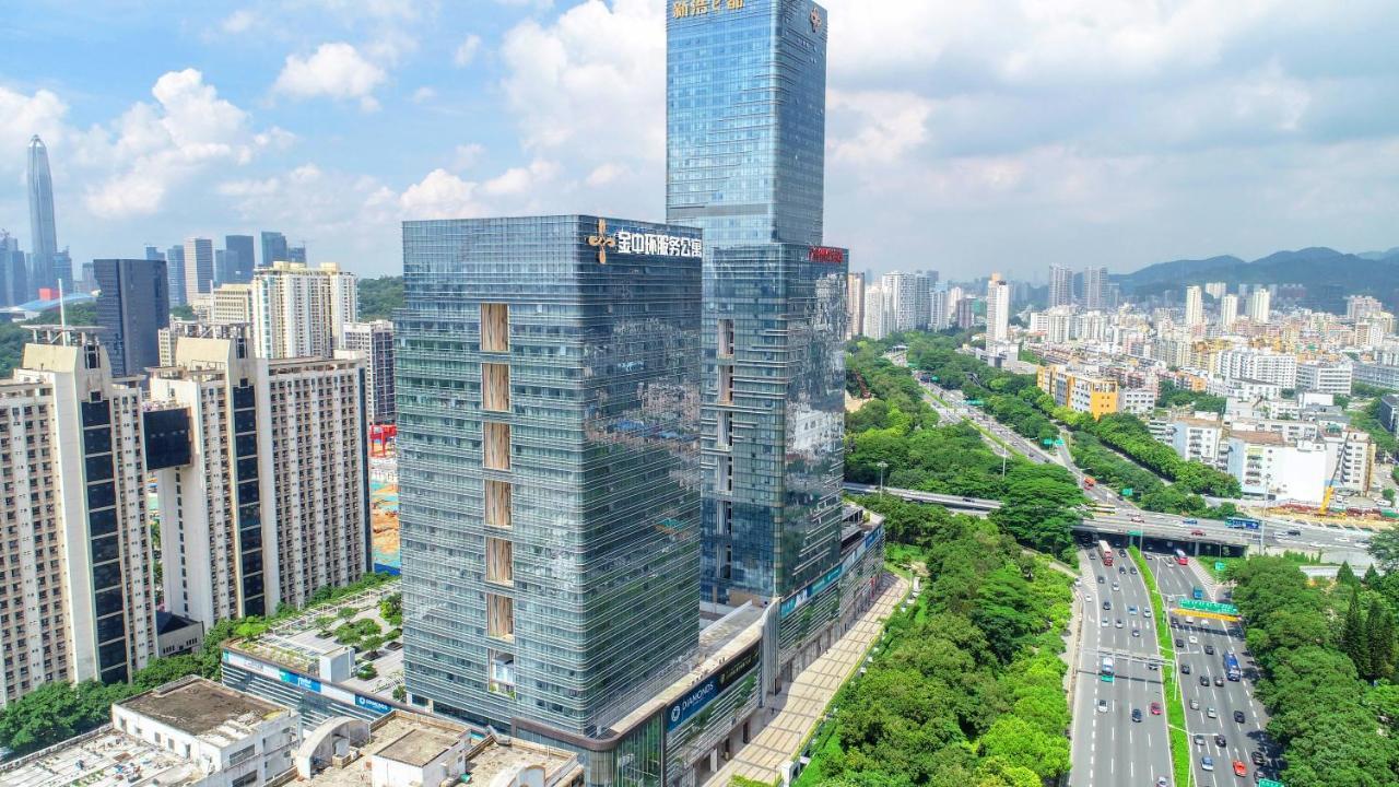Golden Central Hotel Serviced Residence-Xin Hao E Du Šen-čen Exteriér fotografie